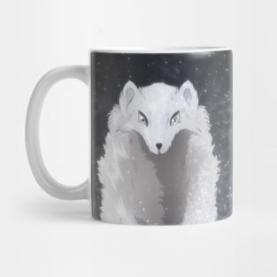 White Fox Mug